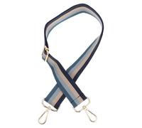 Generisch Blauer Breiter Schultergurt Taschenriemen aus Canvas Verstellbar für Damenhandtaschen und Crossbody Umhängetasche