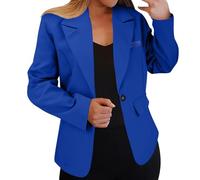 Generisch Blazer Damen Elegant, Damen Blazer, Sommerblazer Sportlich Anzug Festlich Elegant Sommerjacke Leicht Sakko Sommer Open Front Business Jacke, Meine Bestellungen 2025
