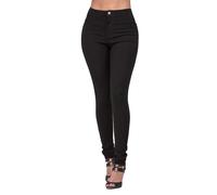 Generisch Blitzangebote Warehouse Deals Angebote High Waist Jeans Damen Taillenhöhe, Modische, Hochgeschnittene Hose, Stretch Jeans Für Frauen Jeanshosen Stretch 3/4 Angebote des Tages Heute