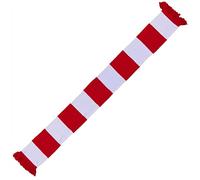 Generisch Blockschal ROT-WEISS für Fussballfans Bayern, Köln, Fortuna, Essen, VFB, Kaiserslautern, Oberhausen Stuttgart