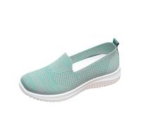 Generisch Bootsschuhe Damen Turnschuhe Leicht Weite H Schuhe Slip On Sneaker Fitnessschuhe Atmungsaktive Wanderschuhe FFreizeit Sportschuhe Orthopädisches Sommerschuhe Balerinaschuhe
