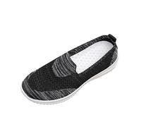 Generisch Bootsschuhe Damen Turnschuhe Leicht Weite H Schuhe Slip On Sneaker Fitnessschuhe Atmungsaktive Wanderschuhe FFreizeit Sportschuhe Orthopädisches Sommerschuhe Balerinaschuhe