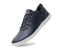 Generisch Breite Barfußschuhe Herren Barfussschuhe rutschfest Leder Barfußschuhe Flache Barfussschuhe Sommer Minimalistische Trekkingschuhe Wanderschuhe Turnschuhe