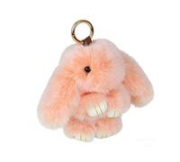 Generisch Bunny Keychain Plush, Plüsch Hase Schlüsselanhänger 18cm, Mini Bunny Hug Cute Easter Keychain für Ostern Dekoration,8 modische Süßer Hasencharme Schlüsselanhänger für Frauen & Mädchen (#C)