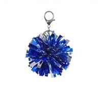 Generisch Bunte Cheer Pom Pom Schlüssel anhänger, Cheerleader Schlüssel anhänger Charm und Folien tasche Anhänger, Party-Gefälligkeiten, Tanz accessoires & Geschenke