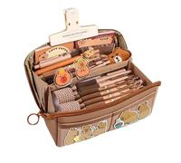 Generisch Capybara Pencil Case, Large Capacity Stationery Bag, Multifunctional Pencil Pouch, Organizes Pens, Stickers, Clips, and More, Spacious Design, Sturdy Material, Ideal for School