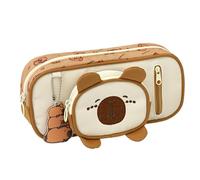 Generisch Capybara Stifte Fall - Multifunktionaler Briefpapierorganisator | Schöne 3D -Hülle mit großer Kapazität mit Stiftfach, ideal für Schreibwaren, Make -up, Schreibtisch, Zuhause