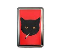 Generisch Card Wallet, Compact Zinc Alloy Storage Box, Vintage Business Card Holder Book for Outdoor Travel, Hiking, Camping, Home, Office, Hotel, Money, Cash