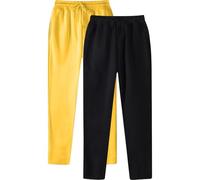 Generisch Cargo Jogginghose Herren, weiße Jogginghose, Sporthose Jungen lang Freizeithose mit Taschen Trainingshose lang weites Bein Cargohose Slim fit