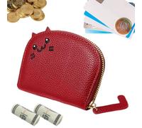 Generisch Cartoon Cat Wallet Credit Card Pouch - Wallet Pouch,PU Leather Change Purse Walletss | Zipper Card Cases Holder for Girls & Women