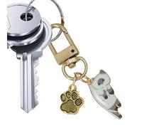 Generisch Cat Keychain - Cute Kitten Keyring, Cat Lovers Keyring, Good Friend Birthday | Keychain For Cats Lovers, Women, Pets, Bag, Purse, Backpack, Gift, Jewelry, Daily Use, Accessories