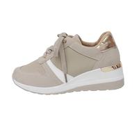 Generisch Comfort Schuhe Damen Bequem Orthopädische Freizeitschuhe Leicht Arch Support Cushion Laufschuhe Atmungsaktiv rutschfest Walkingschuhe Weite Füße Damenschuhe Hochzeitssneaker Damen Beige 38