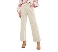 Generisch Cordhose Damen Weites Bein Hosen Damen Elegant High Waist Freizeithose Cord Hose Mit Taschen Winterhose Warm Stoffhose Mit Knopfleiste Pants Casual Damenhosen Einfarbig Cordhosen