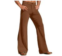 Generisch Cordhose Herren Slim Fit Schlag Schlaghose 70er Stretch Cord Freizeithose Elegant Weites Bein Hosen Vintage Cord Schlag Hose Einfarbig Comfort Fit Hosen Karneval Hose