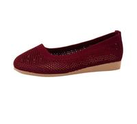 Generisch Damen Ballerinas Weite H Sportliche Dirndl Schuhe Elegant Flache Trachtenschuhe Sommerschuhe Weiche Sommer Ballettschuhe zum Kleid Barfußschuhe