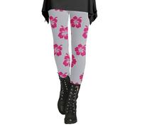 Generisch Damen Blickdichte Leggings Große Größen Weihnachts Leggings Warm Baumwolle Weihnachten Hose Thermo Leggings Warme Freizeithose Stretch Winterhose Christmas Pants Kuschelhose Strumpfhosen