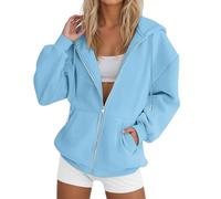 Generisch Damen Hoodie, Sweatjacke Damen Mit Kapuze, Winter Kapuzenpullover Mit Lockerem Und Faulem Samt Kapuzenpullover Für Studenten