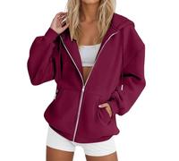 Generisch Damen Hoodie, Sweatjacke Damen Mit Kapuze, Winter Kapuzenpullover Mit Lockerem Und Faulem Samt Kapuzenpullover Für Studenten