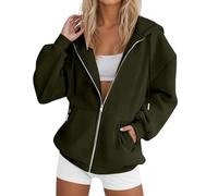 Generisch Damen Hoodie, Sweatjacke Damen Mit Kapuze, Winter Kapuzenpullover Mit Lockerem Und Faulem Samt Kapuzenpullover Für Studenten