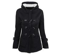Generisch Damen Jacke Autumn Sale, Verborgene Bestellung Löschen, Softshelljacke Für Damen Winterjacke Gepolsterte Kapuzen-Jacke Winterjacke Damen Schwarz Fell, Damen Lange Jacke Winter Sale