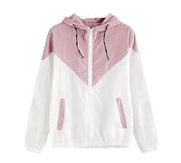 Generisch Damen Jacke Herbst Sale, Herbstjacke Sale, Wintermantel Damen Elegant Herbstjacke Mit Kapuze Reißverschlusstaschen Sportmantel Aus Wolle Damen, Regenjacken Damen Sale