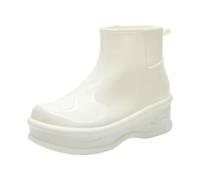 Generisch Damen Kurz Regenstiefel Halbhohe Gummistiefel, Regenschuhe, Dicke Sohle, Verschleißfest, Gartenschuhe, Wasserdichte, Reisen, Angeln, Garten, Schlupfstiefel Für Gartenarbeit & Outdoor