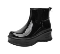 Generisch Damen Kurz Regenstiefel Halbhohe Gummistiefel, Regenschuhe, Dicke Sohle, Verschleißfest, Gartenschuhe, Wasserdichte, Reisen, Angeln, Garten, Schlupfstiefel Für Gartenarbeit & Outdoor