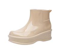 Generisch Damen Kurz Regenstiefel Halbhohe Gummistiefel, Regenschuhe, Dicke Sohle, Verschleißfest, Gartenschuhe, Wasserdichte, Reisen, Angeln, Garten, Schlupfstiefel Für Gartenarbeit & Outdoor