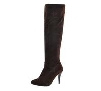Generisch Damen Overknee Plateau Stiletto Stiefel Overkneestiefel, High Heel Boots Kniehohe Stiefel mit Reißverschluss Langschaft Kniestiefel