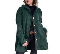 Generisch Damen Parka Mantel Damen Ausgefallene Mäntel Individuelle Wollmantel Parka Für Kühle Abende Wintermantel Im Streetstyle Weiche Steppmantel Grün M