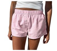 Generisch Damen Shorts Shorts Damen Sommer elegant Sweat schlafshorts kurz Happy Jeansoptik Sport Leggings kurz Jeans Low Waist Baumwolle unterkleid Fitness