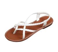 Generisch Damen Sommer Orthopädische Pantolette,Hausschuhe Arch Support Extra Weit Hallux Valgus Schuhe Sandalen Big Toe （Silber, Größe 36-43）