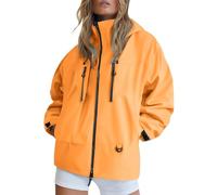 Generisch Damen Wasserdicht Regenjacke Atmungsaktiv Windbreaker Softshelljacke Leichte Jacke Atmungsaktive Packbare,Thermojacke Damen,Halloween/Weihnachten/Geschenk