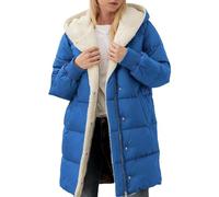 Generisch Damen Winterjacke Lang, Winter Lange Parka Jacke Warme Gefüttert Winterjacke Große Größen Daunenjacke Mit Kapuze Wintermantel Winterjackes Damen Grosse Grössen