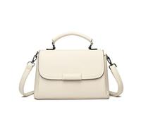 Generisch Damenhandtaschen, modische Messenger Bags, Umhängetaschen, Schultertaschen, Crossbody-Taschen, aus echtem Material(Beige)