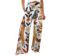 Generisch Deal des Tages Deal des Tages Heute Weite Sommerhose Damen Leicht Und Luftig High Waist Strandhose Lang Freizeithose Sommer Palazzo Hose Bequem Stoffhose Bestellungen