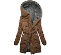 Generisch Deals Of The Day, Damen Jacke Sale, Winter Jacke Damen Übergangsjacke Aus Samt Und Baumwolle Mit Einfarbigem Reißverschluss Und Für Damen Weste Fell, Winterjacke Damen Reduziert