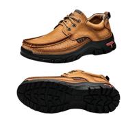 Generisch Diabetic Shoes Men's Extra Wide Classic Moccasins Flat | Classic Moccasins Flat Slippers Slip On Loafer Soft Comfort Shoes Boat Shoes PU Leather Men's Hiking Shoes