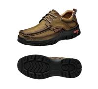 Generisch Diabetic Shoes Men's Extra Wide Classic Moccasins Flat | Classic Moccasins Flat Slippers Slip On Loafer Soft Comfort Shoes Boat Shoes PU Leather Men's Hiking Shoes