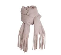 Generisch Dicker Schal Damen Winter Flauschiger Damenschal Täglich Feinstrick Schals Winterschal Damen Kuschelig Warm Elegant Schaal Weihnachtsgeschenke Winteraccessoire Geschenke für Frauen
