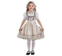 Generisch Dirndl Kinder Midi Trachtenkleid 3-TLG inkl.Dirndl Rosa, Dirndlbluse, Schürze für Oktoberfest Besondere Anlässe Dirndl & dirndl-sets für Mädchen Bayerisches Bierfest Trachten Kinderdirndl