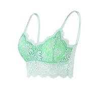 Generisch Dirndl Push Up BH Bra Women, Frauen Plus Size Weste Crop Top Wire BH Dessous V-Ausschnitt Unterwäsche mit Brustpolster FüR Trachtenfest Oktoberfest Volksfest