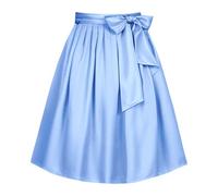 Generisch Dirndl Schürze Damen Knielang Trachtenschürze Midi Elegant Dirndlschürze Trachten Schürzen Einfarbig Bequem Dirndlschürzen Trachtenmode Lange Schürze 48-61 cm für Bayrische Oktoberfest