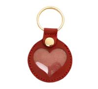 Generisch Dog Hair Key Chain, Dogs Keepsake Hair Keyring Pendant, Heart-Shaped Memorial Charm for Backpack, Men’s Purse, Bag, Women Collection, Pet Loss Gift, Black, Yellow, Brown, Blue, Roses, Red