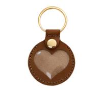 Generisch Dog Hair Key Chain, Dogs Keepsake Hair Keyring Pendant, Heart-Shaped Memorial Charm for Backpack, Men’s Purse, Bag, Women Collection, Pet Loss Gift, Black, Yellow, Brown, Blue, Roses, Red