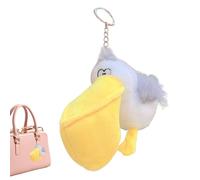 Generisch Doll Pendant Keychain - Super Soft Plush PP Cotton | Cute Pelican Bird Stuffed Animal Keychain, Bag Charm Accessory | Small Hanging Pendant For Phone Bag Backpack Keyring Gift Use