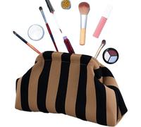Generisch Dumpling Bag - Gewebte Geldbörse für Damen, Karierte und Sommer Häkel Handtasche, Schicke Abendtasche, Modische für Hochzeit