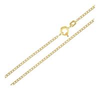 Generisch Echtgold 14 kt 585 Gold Goldkette Panzerkette Halskette Kette Collier Schmuck verschiedene Breiten und Längen (60.00, Breite 1,85 mm)