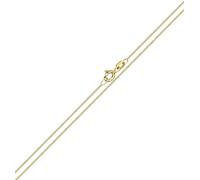 Generisch Echtgold 14 kt 585 Gold Goldkette Panzerkette Halskette Kette Collier Schmuck verschiedene Breiten und Längen (42.00, Breite 0,85 mm)