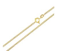 Generisch Echtgold 8 kt 333 Gold Goldkette Panzerkette Halskette Kette Collier Schmuck verschiedene Breiten und Längen (45.00, Breite 1,6 mm)